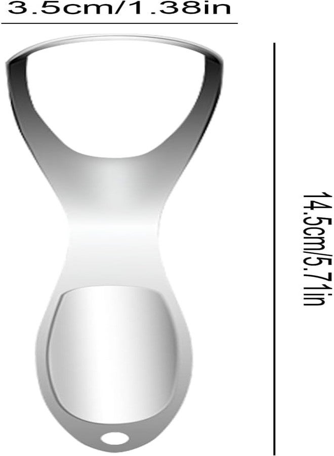 AARAM Tongue Scraper Bell shaped for Adults and Kids, High Grade Stainless Steel Tongue Cleaner (1-Pack), Professional Oral Hygiene Tool to Eliminate Bad Breath in Seconds Steel colour - Image 2